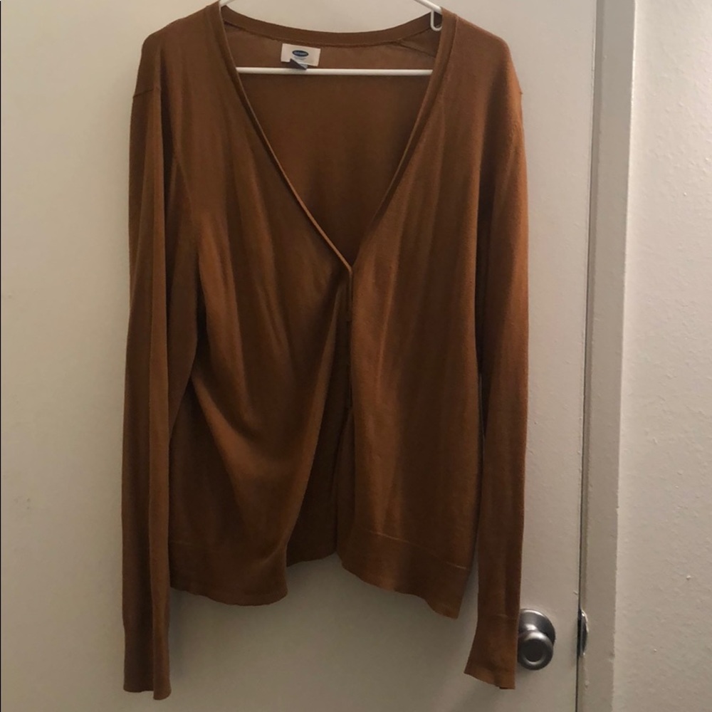 Rusty brown cardigan